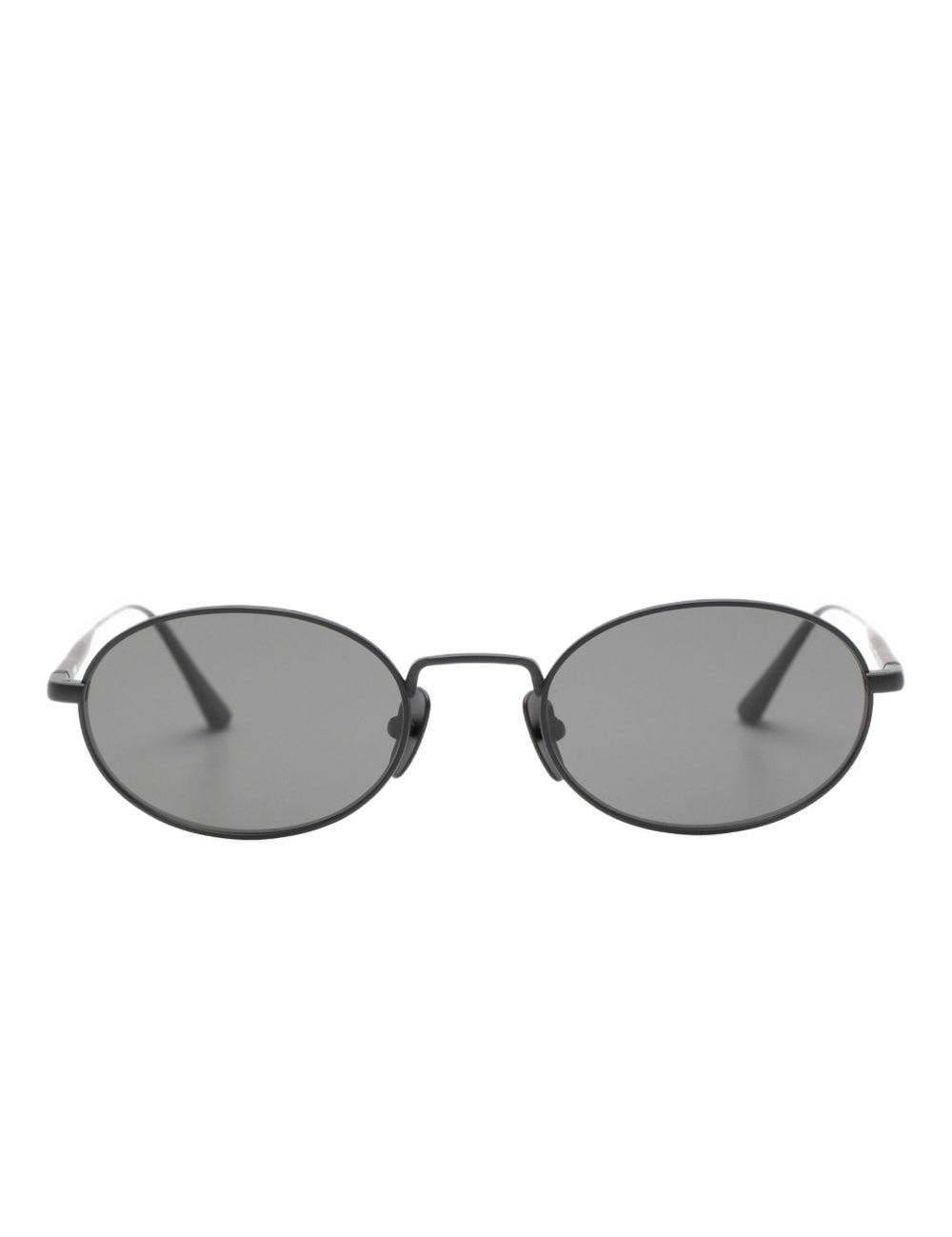 Black oval-frame sunglasses Chimi - unisex 