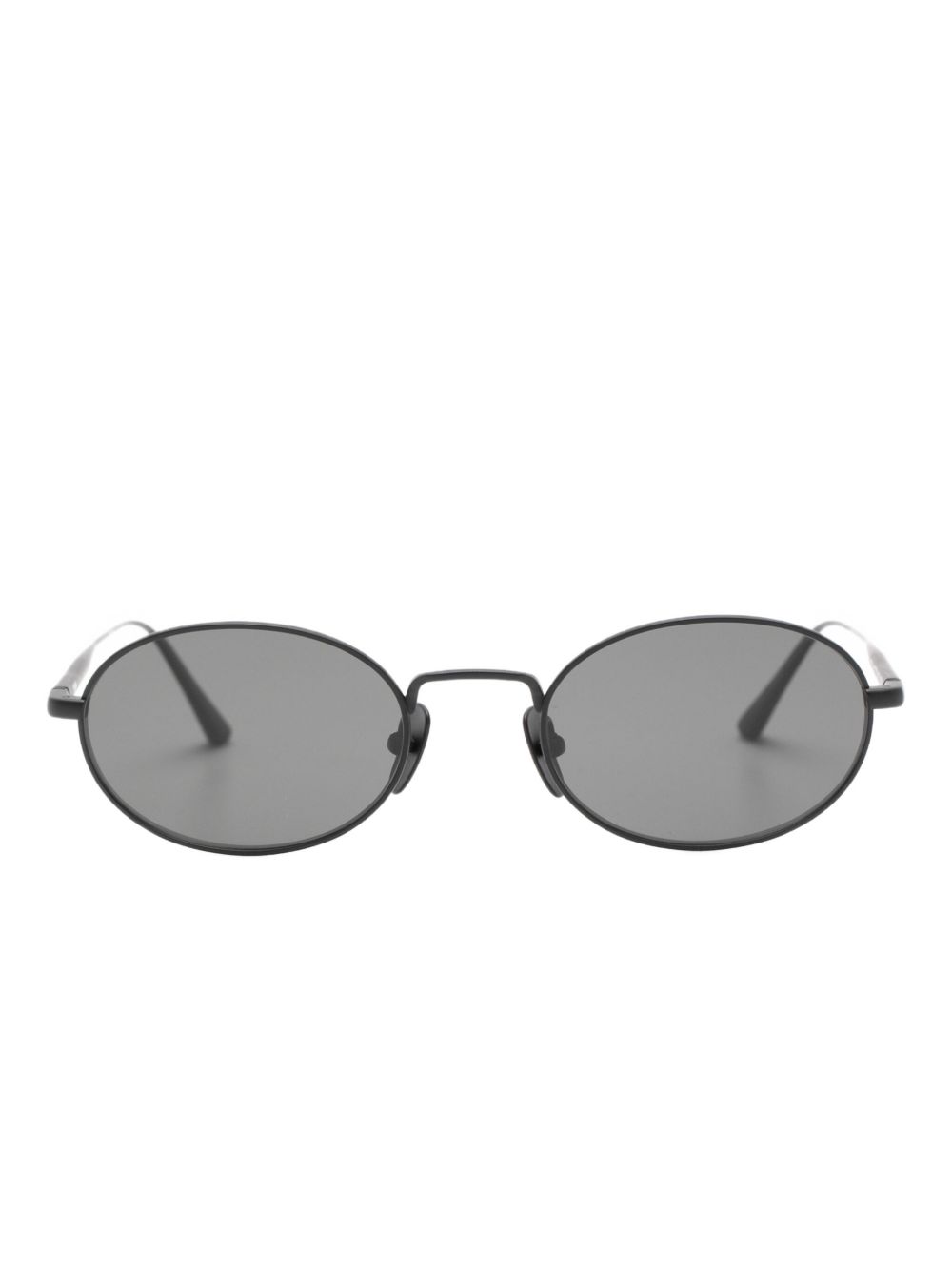 Black oval-frame sunglasses Chimi - unisex 