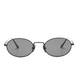 Black oval-frame sunglasses Chimi - unisex 