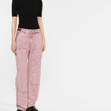 Top a collo alto in nero COURREGES - donna 