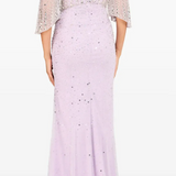 Abito lungo Kiya con decorazioni in lilla Jenny packham - donna 
