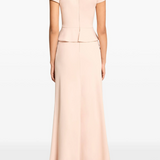 Abito lungo nocturne con cristalli in rosa Jenny packham - donna 