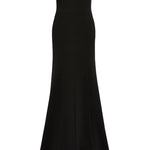 Abito lungo Lust con scollo a cuore in nero Jenny packham - donna 