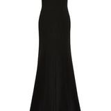 Abito lungo Lust con scollo a cuore in nero Jenny packham - donna 