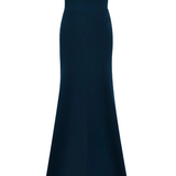 Abito lungo Lust con scollo a cuore in blu Jenny packham - donna 