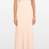 Abito lungo reverie con cristalli in rosa Jenny packham - donna 