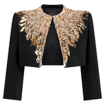 Blazer crop dexy in nero Jenny packham - donna 