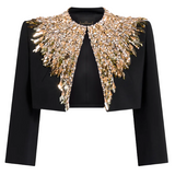 Blazer crop dexy in nero Jenny packham - donna 