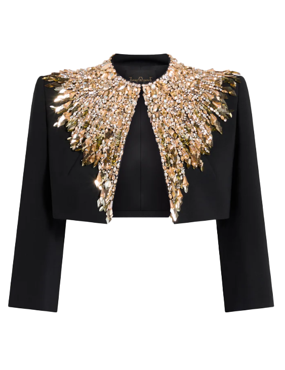 Blazer crop dexy in nero Jenny packham - donna 