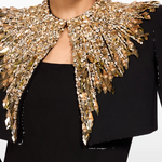 Blazer crop dexy in nero Jenny packham - donna 