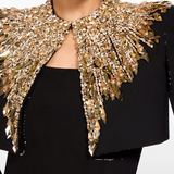 Blazer crop dexy in nero Jenny packham - donna 