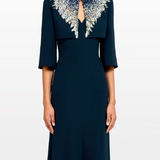 Blazer crop dexy in blu Jenny packham - donna 