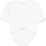 T-shirt con nodo in bianco Magda butrym - donna 