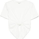 T-shirt con nodo in bianco Magda butrym - donna 