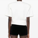 T-shirt con nodo in bianco Magda butrym - donna 