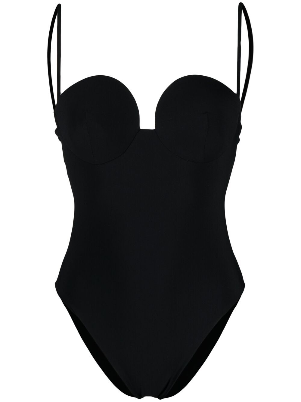 Costume con scollo a cuore in nero - MAGDA BUTRYM donna 