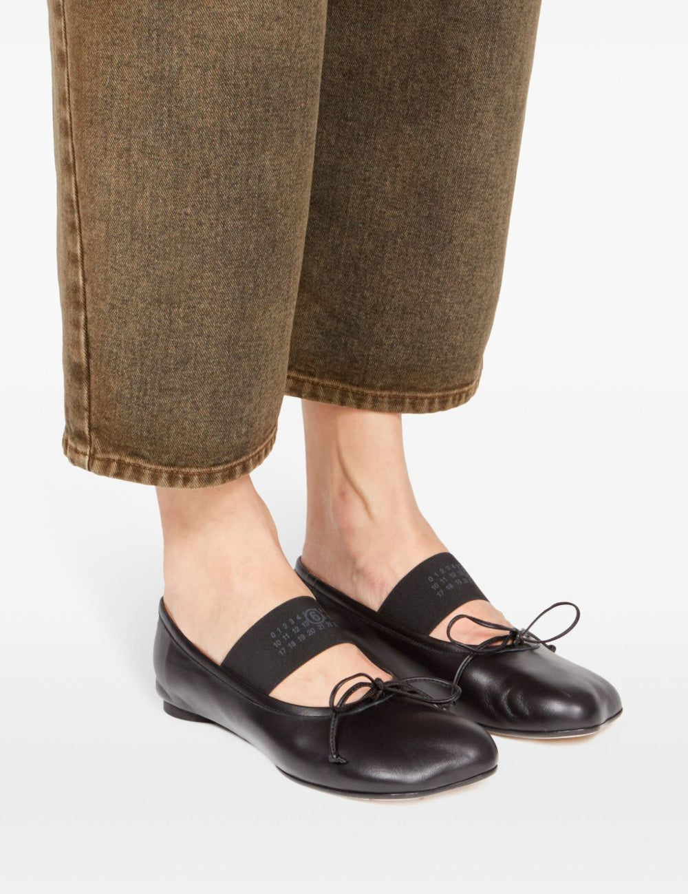 Ballerine anatomic in nero Mm6 maison margiela - donna 
