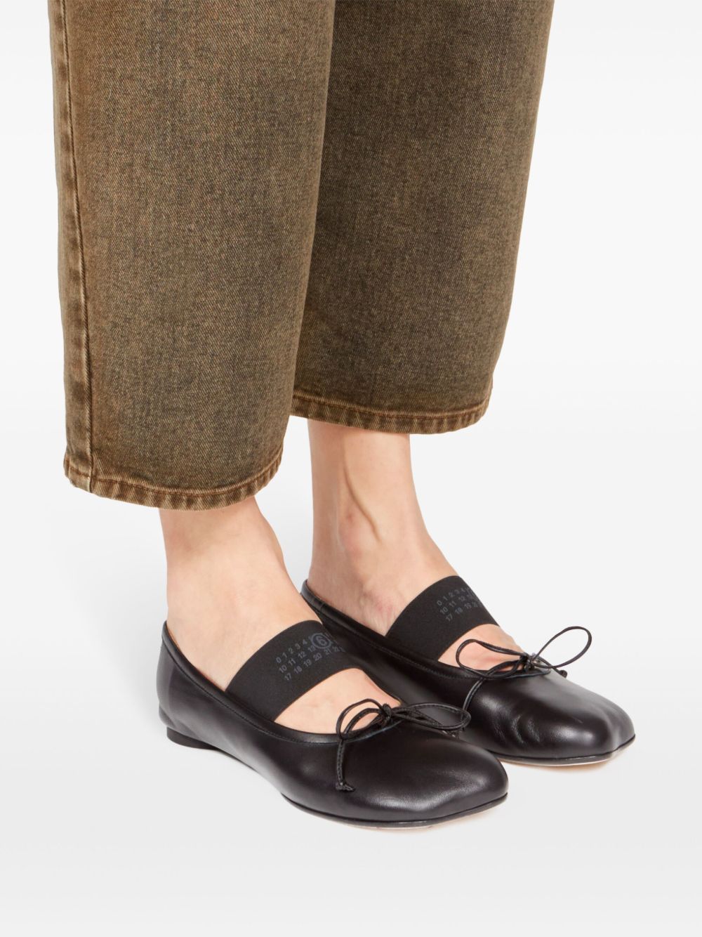 Ballerine anatomic in nero Mm6 maison margiela - donna 