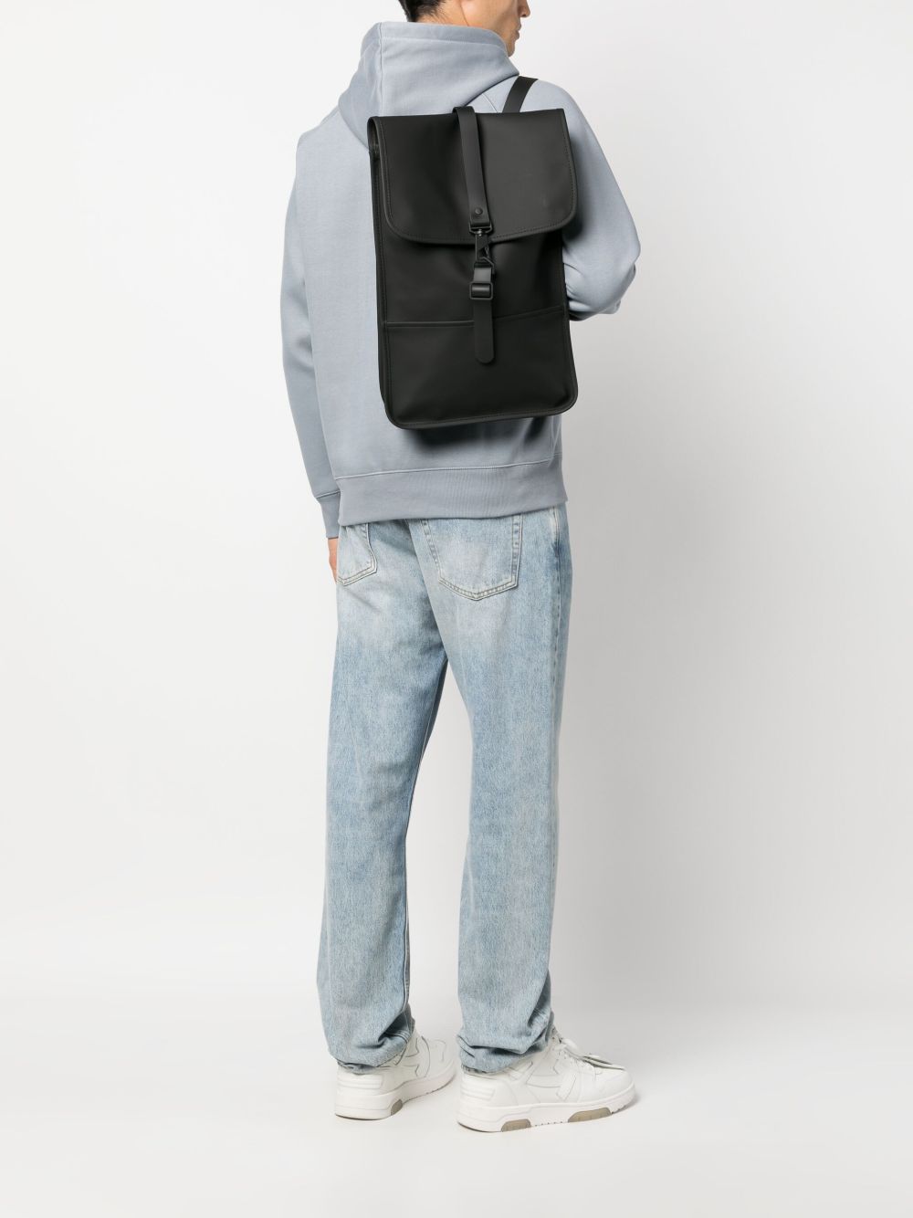 Zaino impermeabile in nero Rains - unisex 