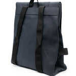 Zaino MSN con logo in blu  Rains - donna 