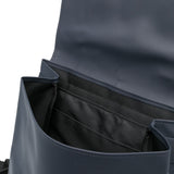 Zaino MSN con logo in blu  Rains - donna 