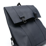 Zaino MSN con logo in blu  Rains - donna 