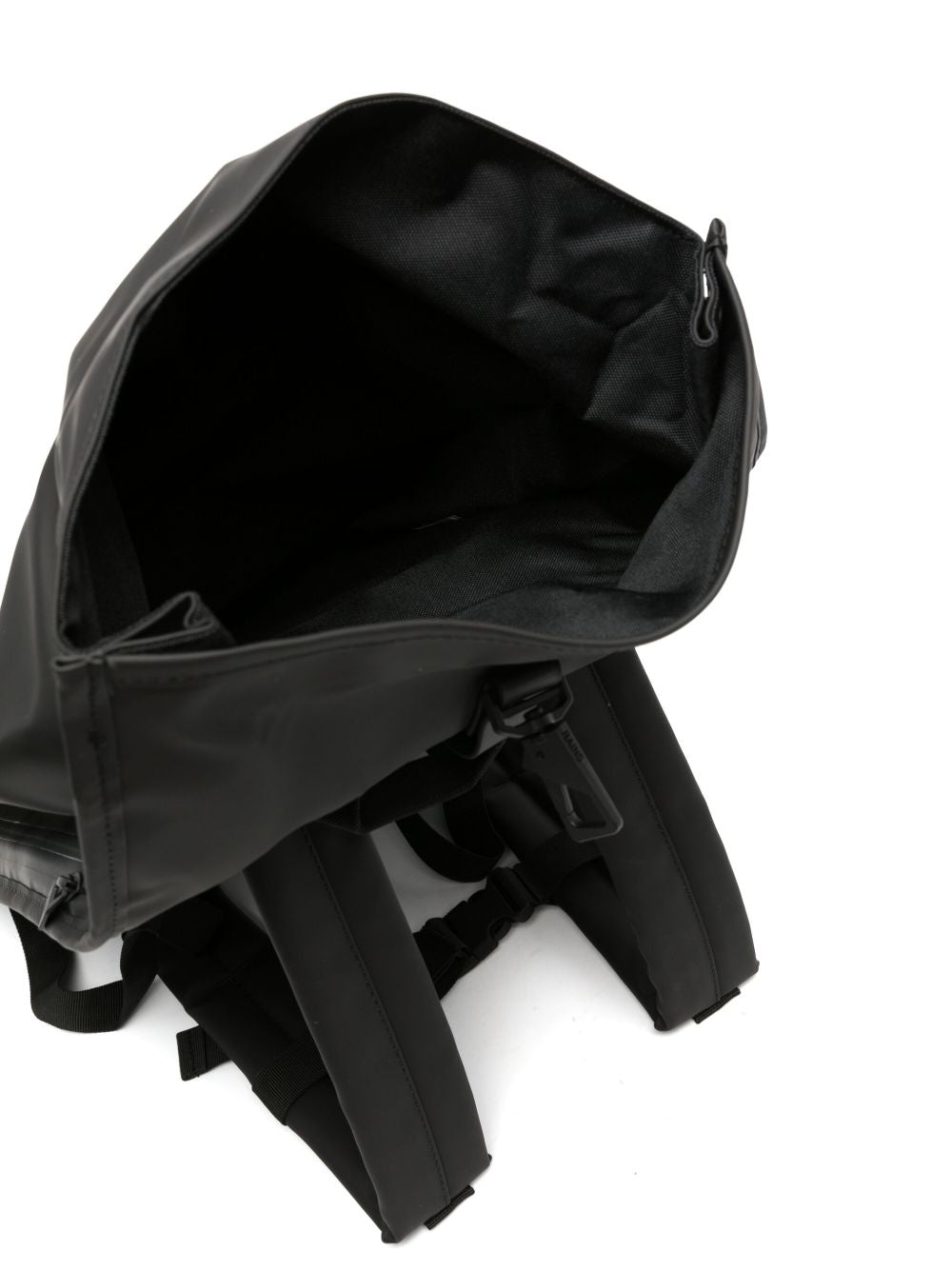 Zaino con design ripiegabile in nero Rains - unisex 