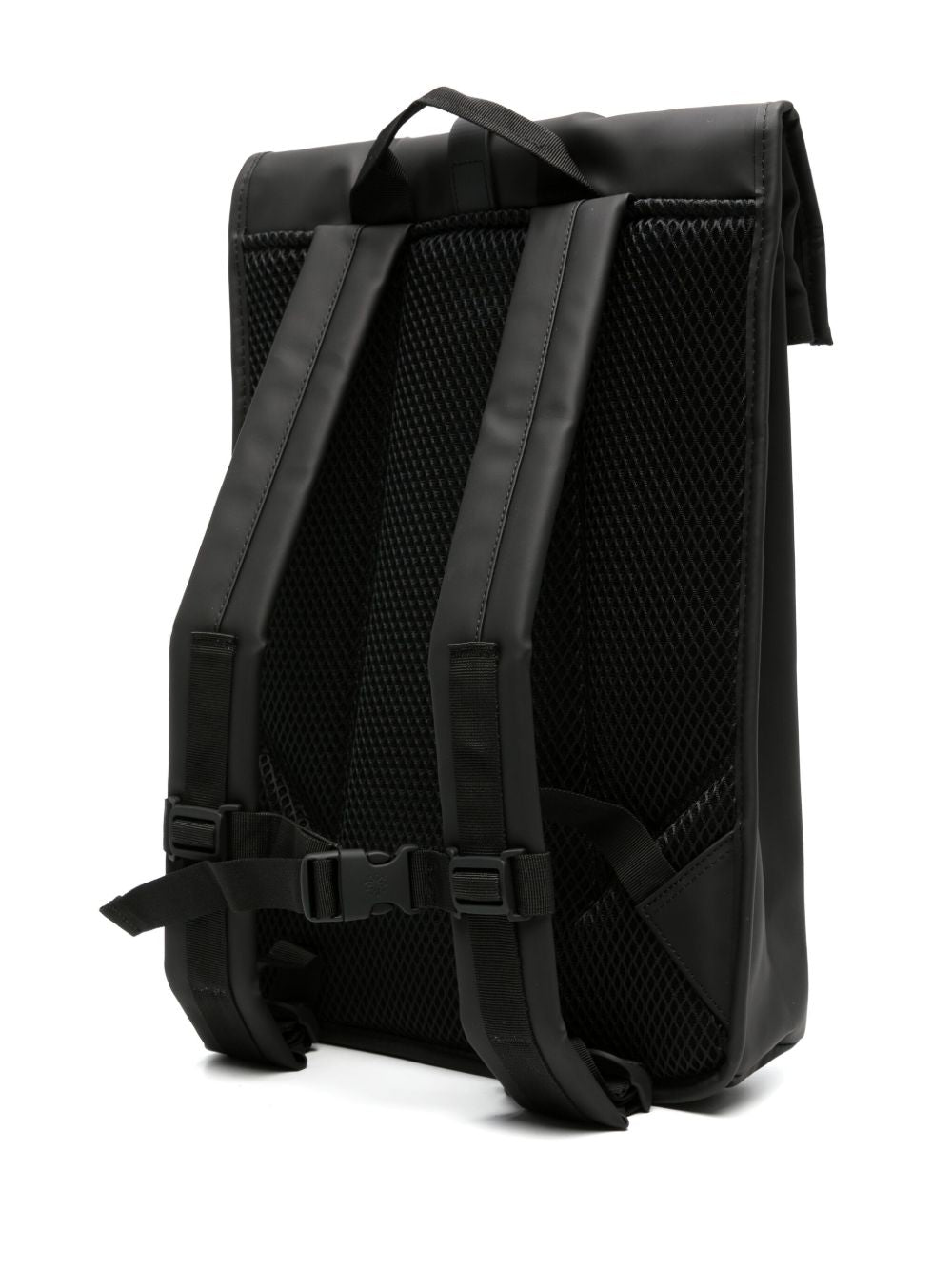 Zaino con design ripiegabile in nero Rains - unisex 