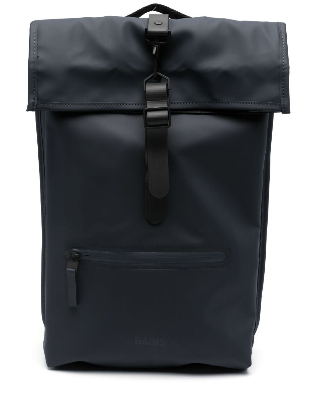 Zaino con fibbia in blu Rains - unisex 