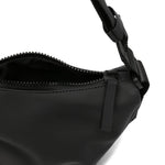 Borsa a tracolla con zip in nero Rains - unisex 