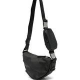 Borsa a tracolla con zip in nero Rains - unisex 