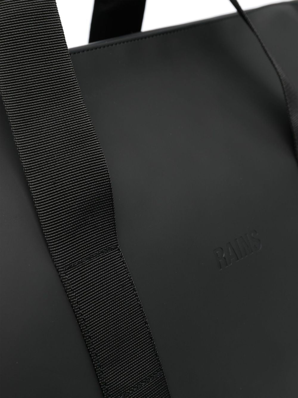 Borsone Hilo Weekend in nero Rains - unisex 