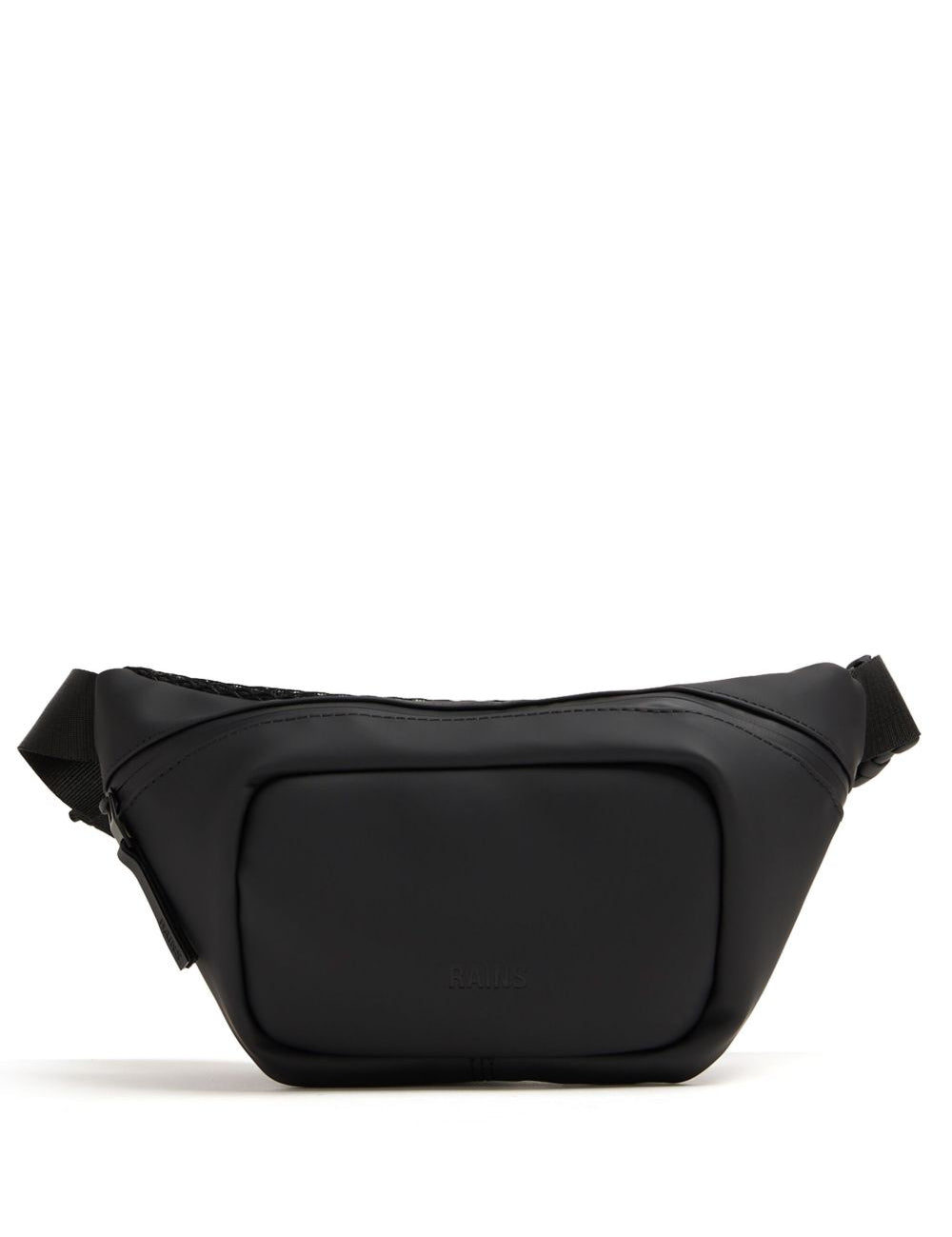 Marsupio con logo in nero - RAINS uomo 