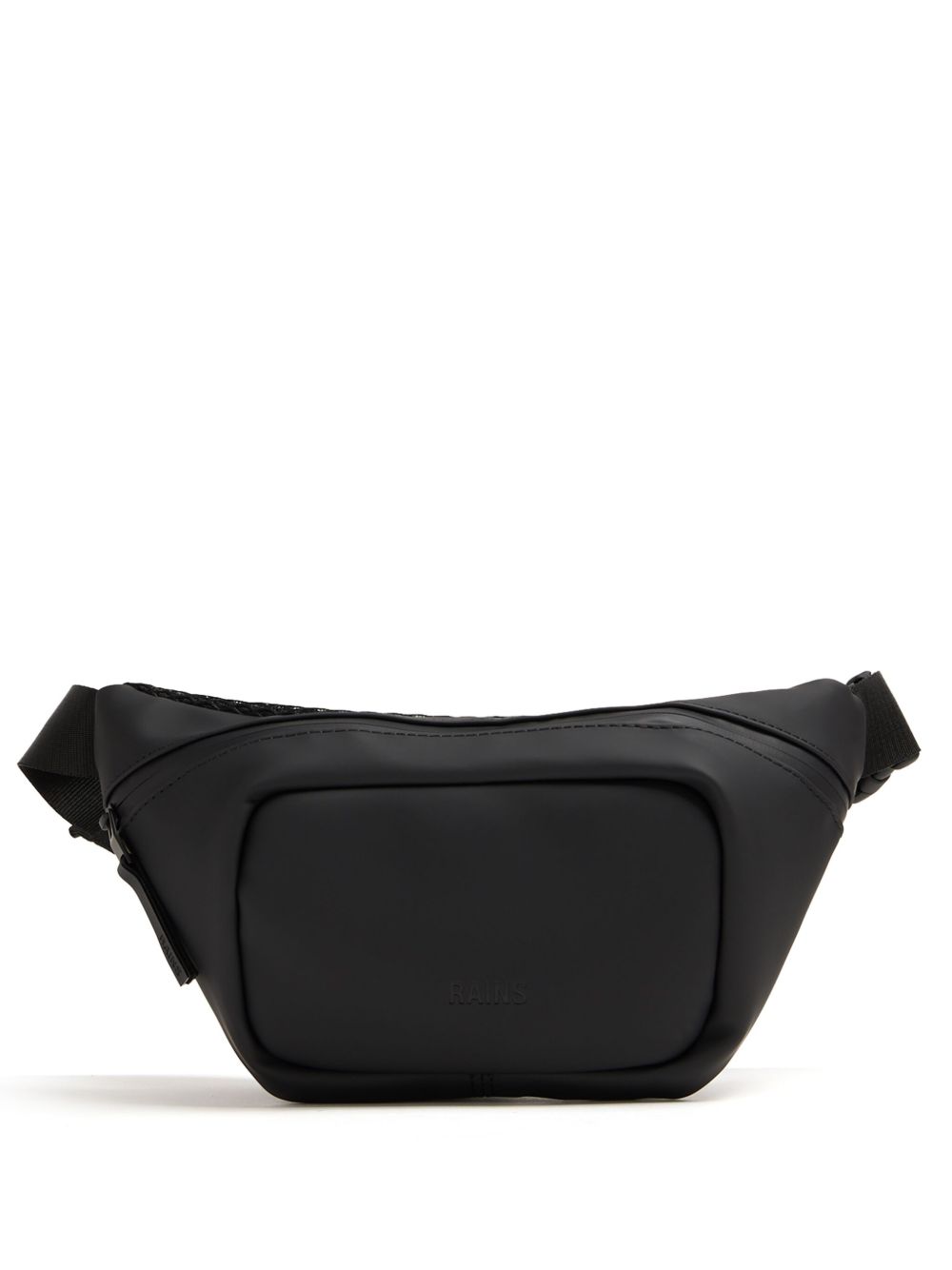 Marsupio con logo in nero - RAINS uomo 