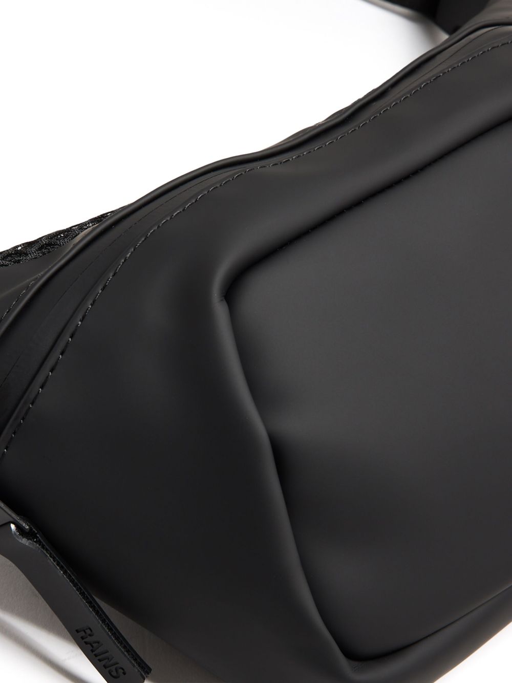 Marsupio con logo in nero - RAINS uomo 