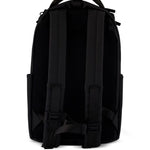 Zaino con clip sul davanti in nero Rains - unisex 