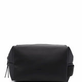 Trousse da bagno con zip in nero Rains - unisex 