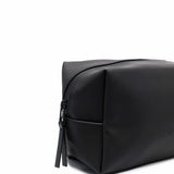 Trousse da bagno con zip in nero Rains - unisex 