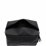 Trousse da bagno con zip in nero Rains - unisex 