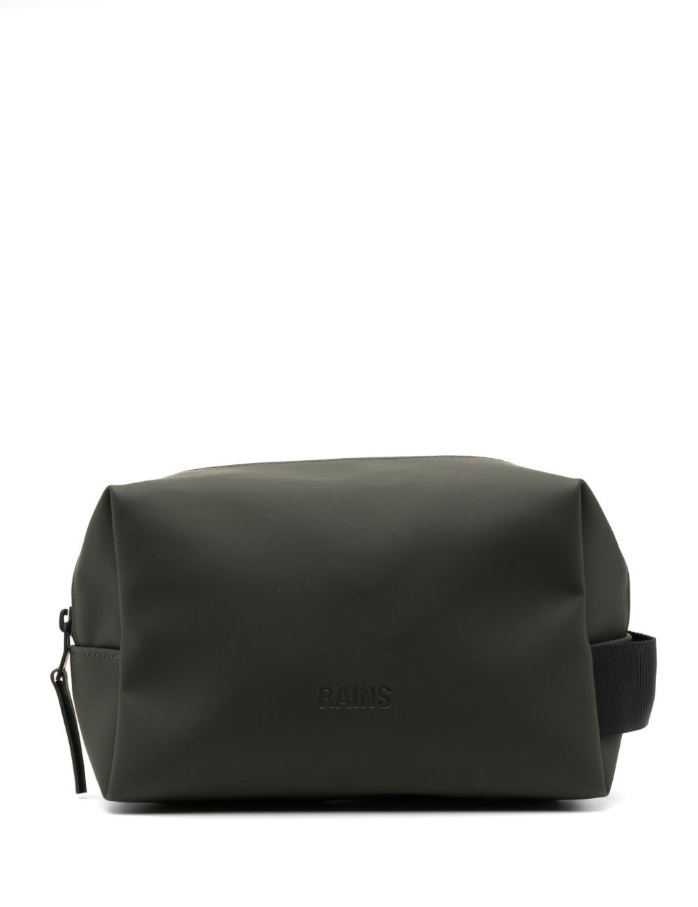 Trousse da bagno con zip in verde Rains - unisex 
