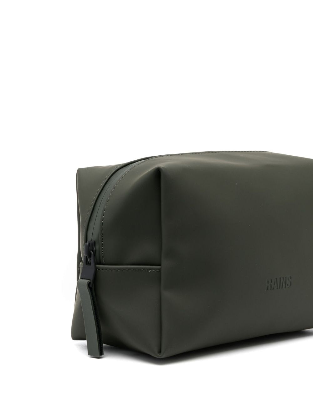 Trousse da bagno con zip in verde Rains - unisex 