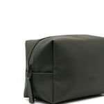 Trousse da bagno con zip in verde Rains - unisex 