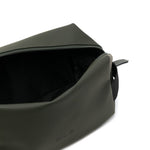 Trousse da bagno con zip in verde Rains - unisex 