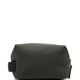 Trousse da bagno con zip in verde Rains - unisex 