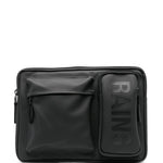 Borsa porta pc Texel in nero Rains - uomo 