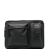 Borsa porta pc Texel in nero Rains - uomo 