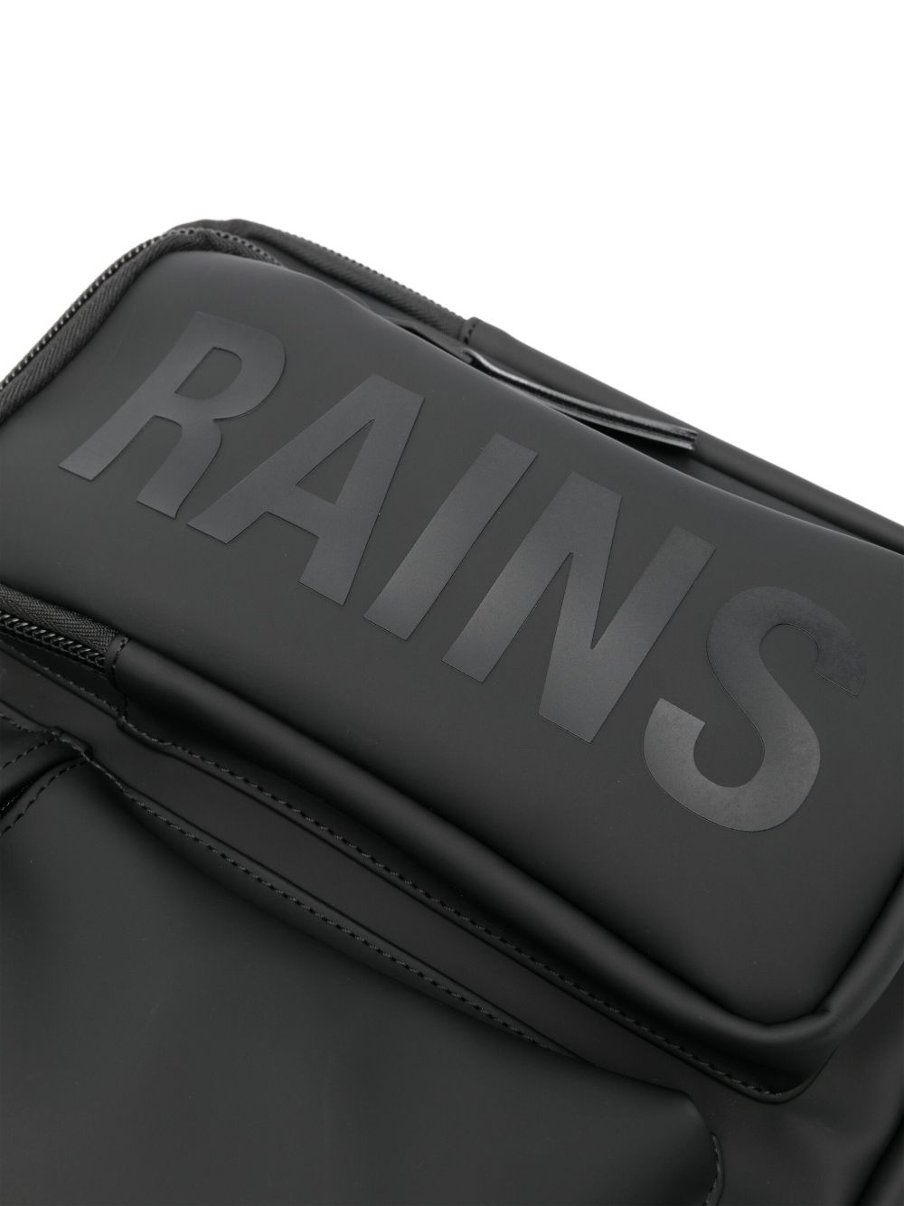 Borsa porta pc Texel in nero Rains - uomo 