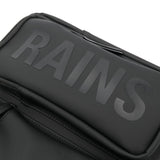 Borsa porta pc Texel in nero Rains - uomo 