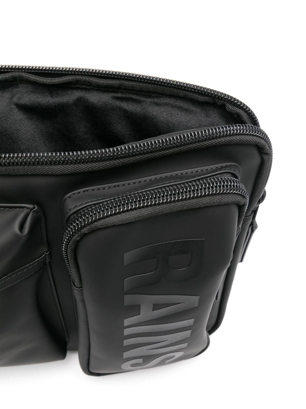 Borsa porta pc Texel in nero Rains - uomo 