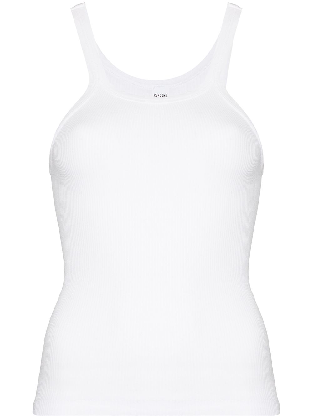 White canotta a coste in bianco Re/done - donna 